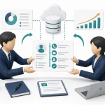 営業方法を見直したり，商品企画が出来る営業支援システム