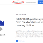 reCAPTCHA の設定方法