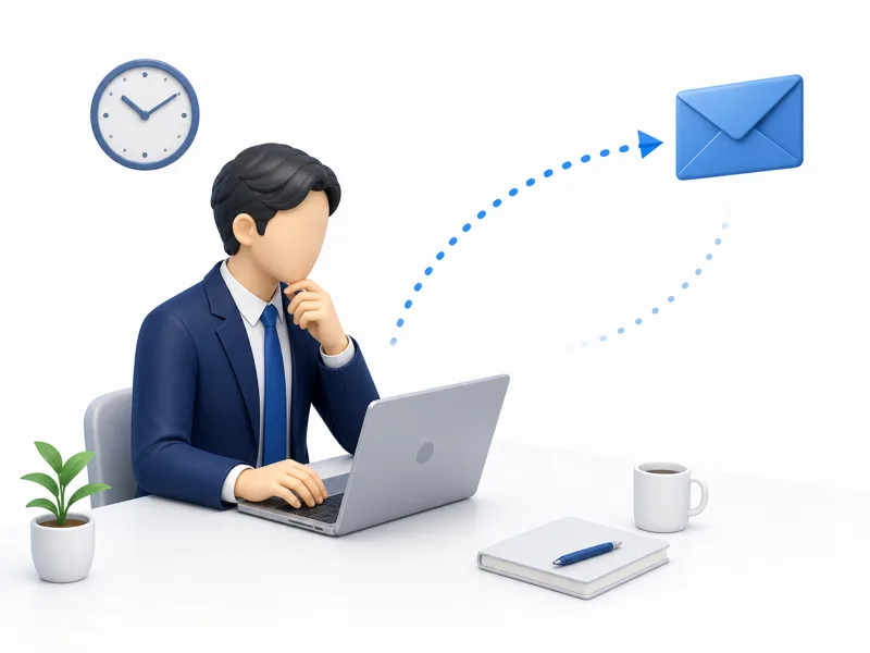 メール送っても返信が来ない