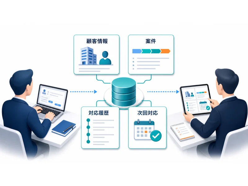 営業情報を共有・活用する方法