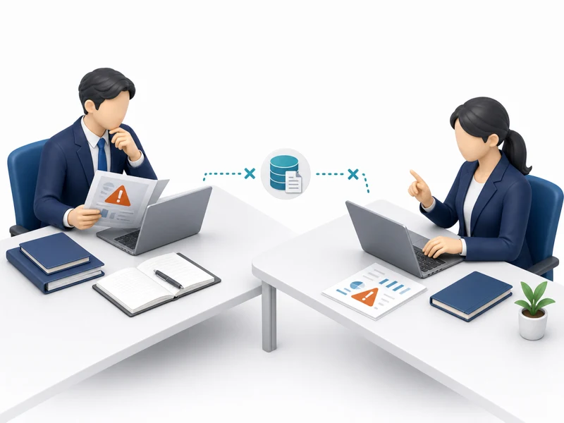 同じ失敗を繰り返す原因は情報共有にある
