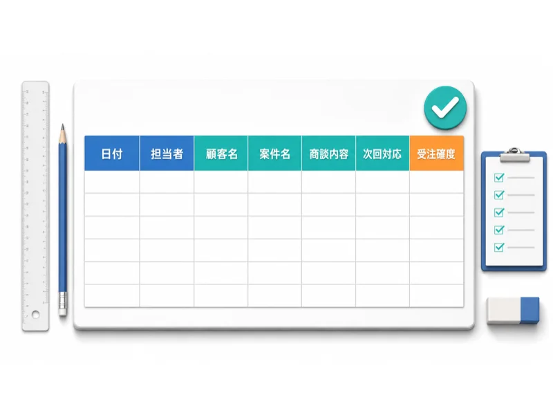 営業日報をExcelで管理する方法